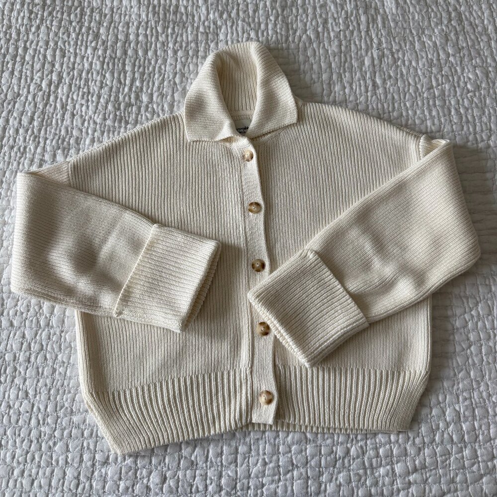 Abercrombie Collared Cardigan Size Small